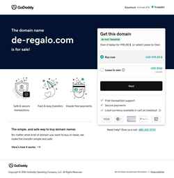 Schermata de-regalo.com