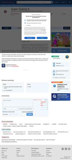 Снимак екрана super-granny-5.software.informer.com