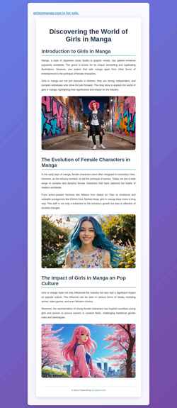 Captură de ecran girlsinmanga.com