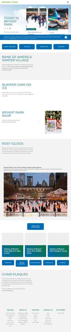 スクリーンショット bryantpark.org