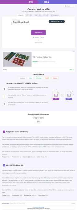 Captură de ecran avitomp4.net