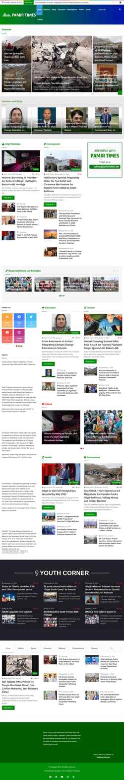 Screenshot pamirtimes.net