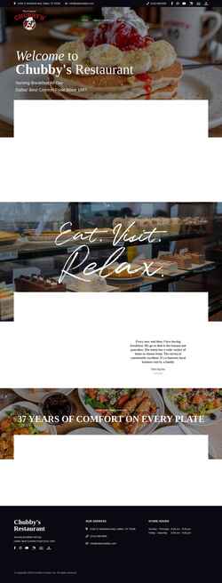 Képernyőkép eatatchubbys.com