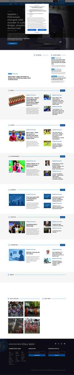 Скриншот jamaica-gleaner.com