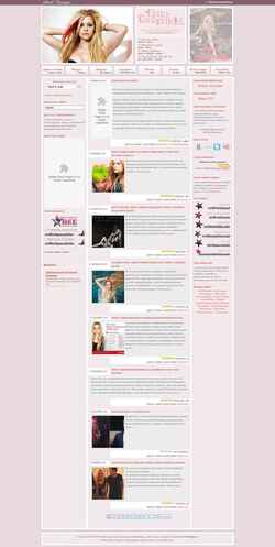 Скриншот avrillavigne.su