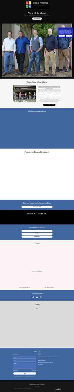 Screenshot noneoftheabove.net