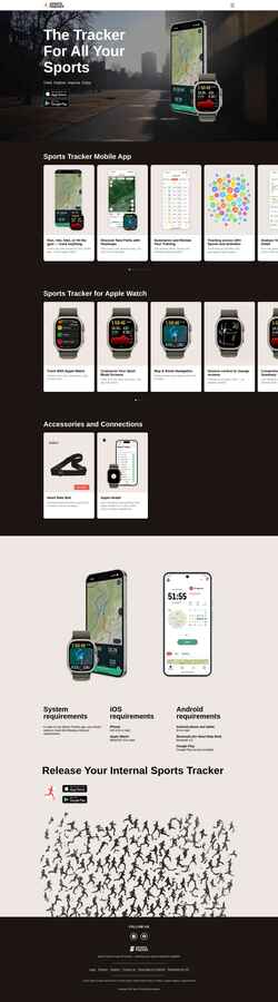 Captura de pantalla sports-tracker.com