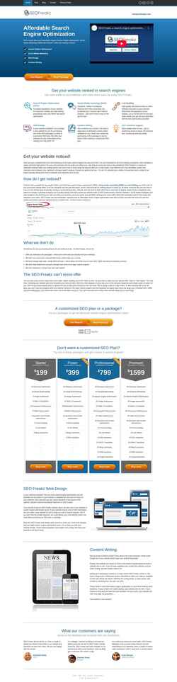Screenshot seofreakz.com