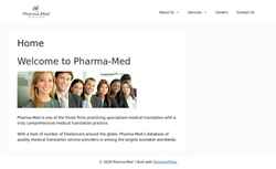 Screenshot pharmamed-eg.com