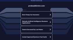 Скриншот probeaddiction.com