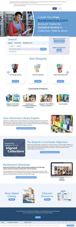 Skjermdump booksource.com