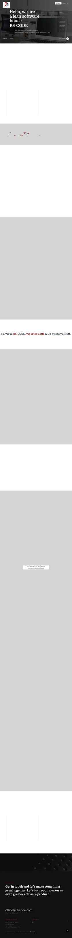 Captură de ecran rs-code.com
