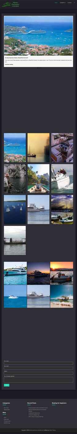 Captura de pantalla marine-electronics-unlimited.com