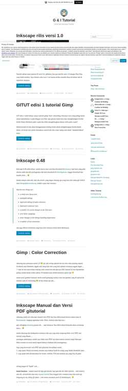 Screenshot gitutorial.wordpress.com