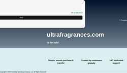 Screenshot ultrafragrances.com