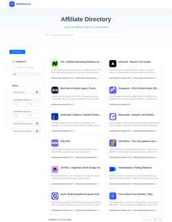 Скриншот affiliatescout.com