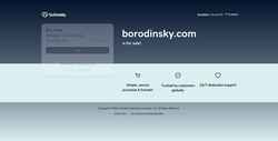 Screenshot borodinsky.com