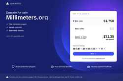 Screenshot millimeters.org