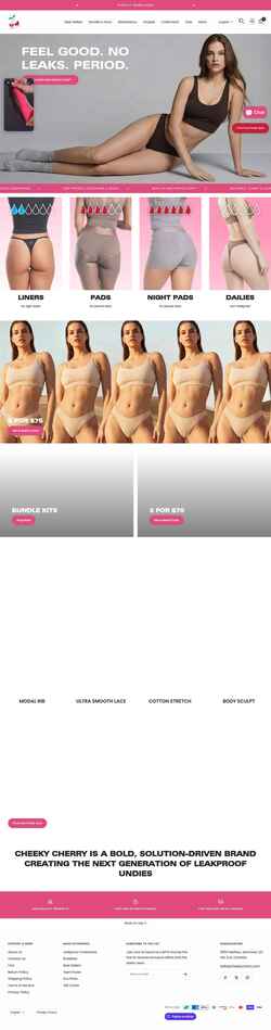 Screenshot cheekycherry.com
