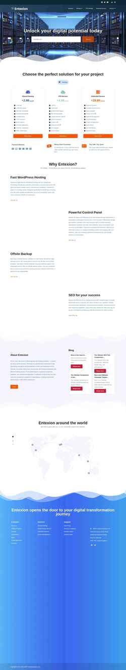 Screenshot entexion.com