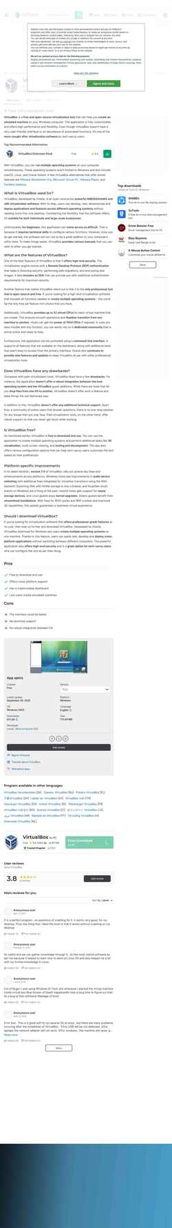 Screenshot virtualbox.en.softonic.com