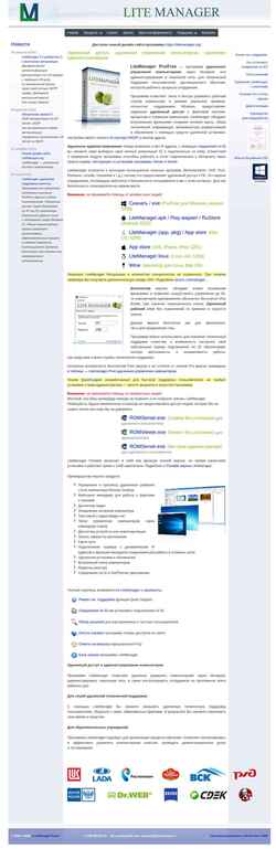 Zrzut ekranu litemanager.ru