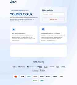 Skærmbillede youmix.co.uk