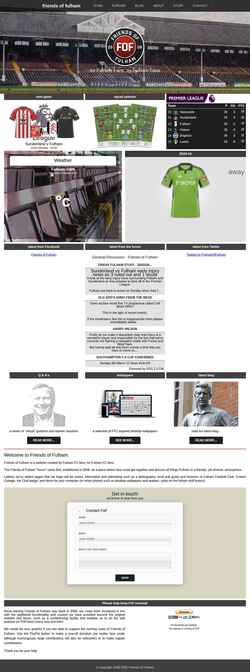 Screenshot friendsoffulham.com