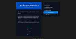 Screenshot numberonestars.com