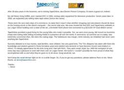 Captura de pantalla tapeonline.com