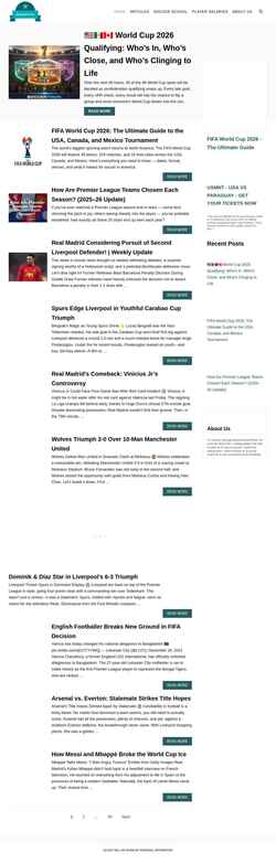 Screenshot soccerprime.com