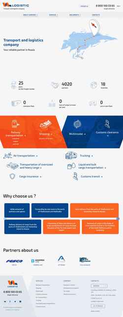 Screenshot vl-logistic.com