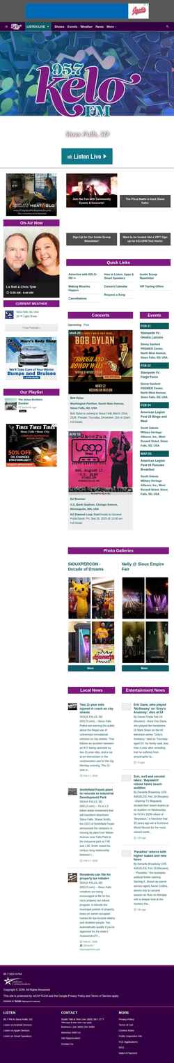 Screenshot kelofm.com
