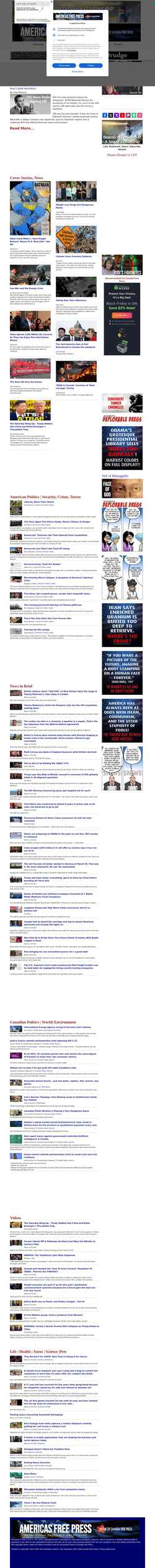 Captura de pantalla canadafreepress.com