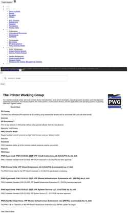 Screenshot pwg.org