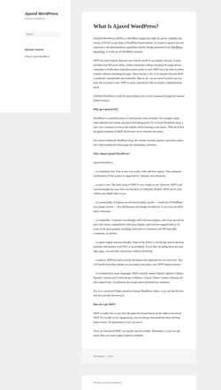 Скриншот ajaxedwp.com