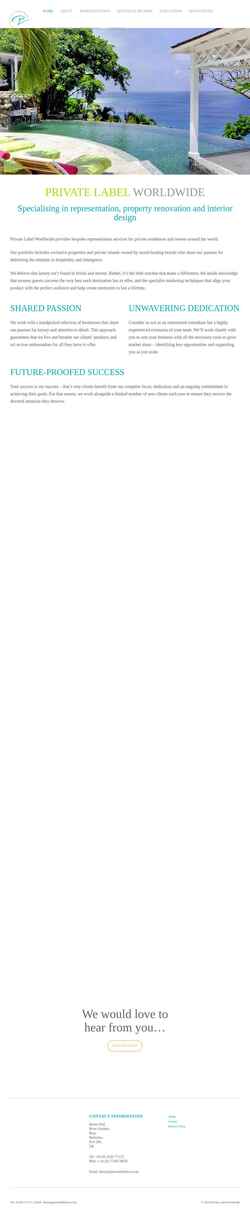 Skjermdump privatelabelww.com