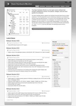 Скриншот openhardwaremonitor.org