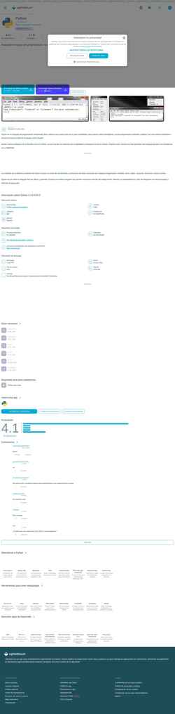Screenshot python.uptodown.com