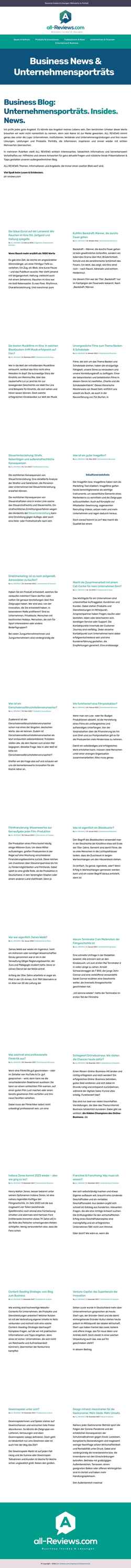 Screenshot all-reviews.com