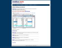 Screenshot modbustools.com