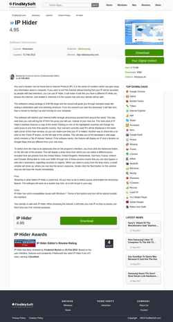 Screenshot ip-hider.findmysoft.com