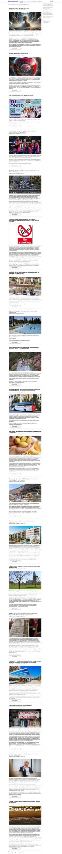 Snímka obrazovky russianspain.com