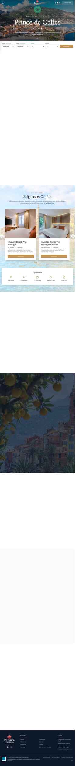 Screenshot princedegalles.com