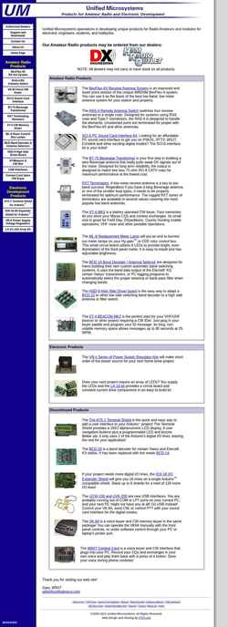 Скриншот unifiedmicro.com