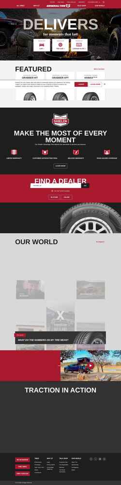 Screenshot generaltire.com