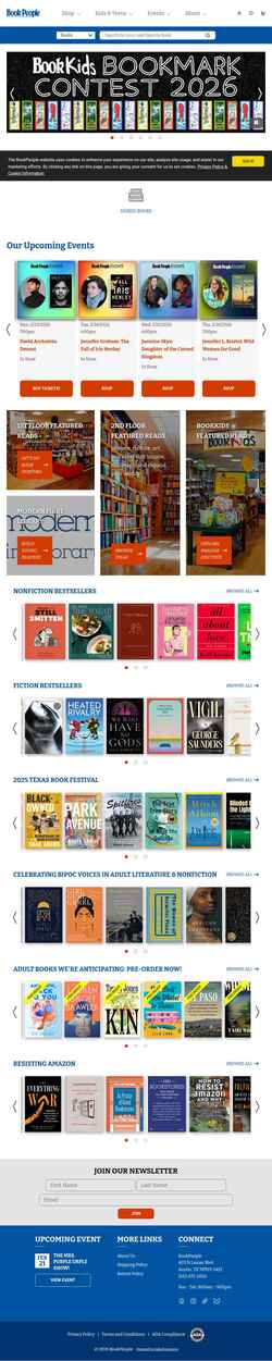 Снимак екрана bookpeople.com