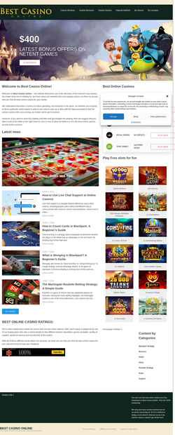 Captura de pantalla bestcasinoonline.com