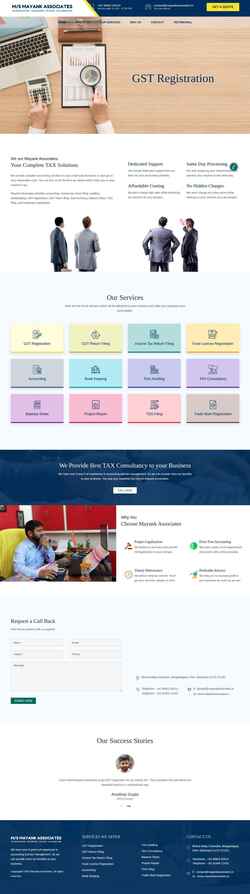 Screenshot mayankassociates.com