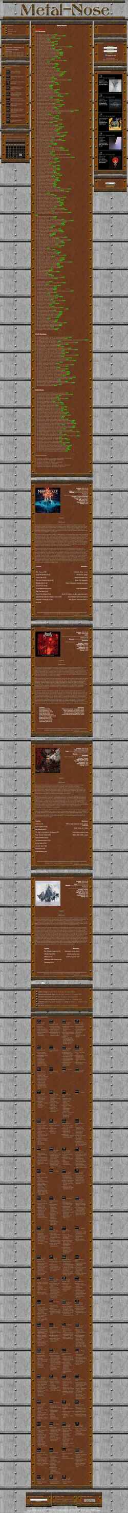 Screenshot metal-nose.org